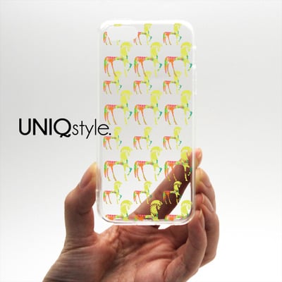 Transparent clear case for iphone 6, iphone 6 plus, iphone 4 4s 5 5s 5c, samsung s4 s5 note3 - cute horse pattern hard case with tpu edge - l04 - Thumbnail 3