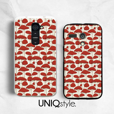 Mushroom pattern cute phone case for iphone 6/6s/5/5s/5c, samsung s6/s5/note5, sony z3/z4/z5, lg nexus, nokia lumia, htc one, moto x, moto g - i09 - Thumbnail 5