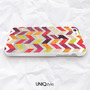 Chevron herringbone transparent colorful zigzag phone case for iPhone 6/6s, iPhone 5/5s/5c, Samsung S6/Note 5, Sony, LG, Nokia, HTC, Moto - N36-3