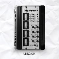 Unique design polyurethane smart cover for iPad mini, iPad mini 2 retina, iPad Air with back case - control panel - standing function - A88 - Thumbnail 1