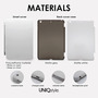 Unique design polyurethane smart cover for iPad mini, iPad mini 2 retina, iPad Air with back case - control panel - standing function - A88-4