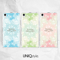 Personalized name monogram phone case for iPhone 7/6/6s, Samsung S8/S7, Note5, Sony, LG Nexus, Nokia Lumia, HTC One M8/M9, Moto X, Moto G - C08 - Thumbnail 1