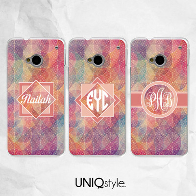 Personalized name monogram phone case for iphone 7/6/6s, samsung s8/s7, note5, sony, lg nexus, nokia lumia, htc one m8/m9, moto x, moto g - l68 - Thumbnail 5