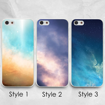 Blue sky night sky phone case for iPhone 7/6/6s, Samsung S8/S7, Note5, Sony, LG Nexus, Nokia Lumia, HTC One M8/M9, Moto X, Moto G - i17
