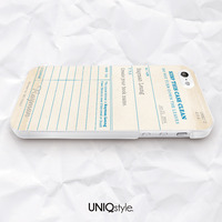 Custom personalized library card phone case for iPhone 7/6/6s, Samsung S8/S7/S6/Note5, Sony Z3/Z4/Z5, LG Nexus, Nokia, HTC One, Moto - A02 - Thumbnail 3