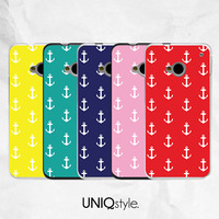 Nautical Anchor phone case for iPhone 7/6/6s, Samsung S8/S7/S6/Note5, Sony Z4/Z5, LG Nexus, Nokia Lumia, HTC One M8/M9, Moto X, Moto G - E99 - Thumbnail 1