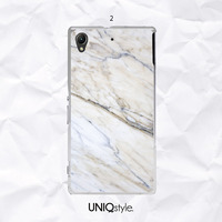 White Marble print phone case for iPhone 7/6/6s, Samsung S8/S7, Note5, Sony Z3/Z4/Z5, LG Nexus, Nokia, HTC One, Moto X, Moto G - N26 - Thumbnail 1