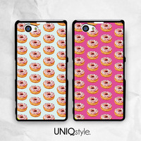 Cute donut doughnut phone case for iPhone 7/6/6s, Samsung S8/S7/S6/Note 5, Sony Z5/Z5 compact, LG, Nokia, HTC, Motorola - L37 - Thumbnail 1