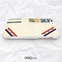 Vintage Airmail Envelope phone case for iPhone 7/6/6s, Samsung S6/Note5, Sony Z5, LG Nexus, Nokia Lumia, HTC One, Moto X, Moto G - N24-3