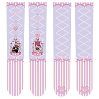 Harajuku style love kitty high socks  - Thumbnail 2