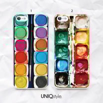 Watercolor paint box phone case for iPhone 7/6/6s/5/5s/5c, Samsung S8/S7/S6/Note5, Sony Xperia, LG Nexus, Nokia Lumia, HTC One M9/M8, Motorola - A23