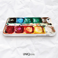 Watercolor paint box phone case for iPhone 7/6/6s/5/5s/5c, Samsung S8/S7/S6/Note5, Sony Xperia, LG Nexus, Nokia Lumia, HTC One M9/M8, Motorola - A23 - Thumbnail 3