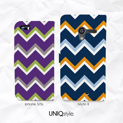Colorful chevron zigzag personalized monogram custom name pu leather case for iphone 6/6s/7, samsung s6 s7 s8, s6 edge, htc one m9, lg g6