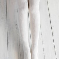 Navy wind twist vertical stripes two horizontal knee stockings  - Thumbnail 1