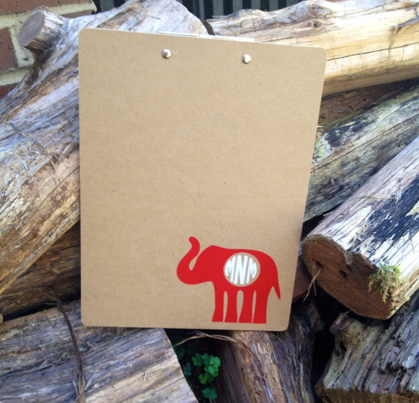 Elephant clipboard