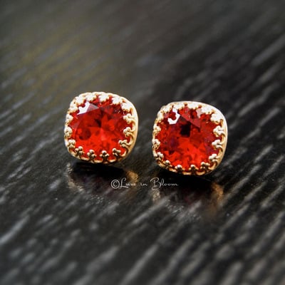 Petite bridesmaid wedding earrings - style # e165 : luxe in bloom