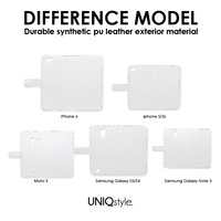 Polka dot personalized monogram name PU leather case for iPhone 7/6s, Samsung S6, S7, S8 Note 5, LG G6, Nexus 5X, HTC One M8, M9, Sony Z3 - N38 - Thumbnail 4