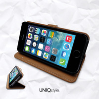 Vintage travel stamp personalized monogram custom name PU leather wallet flip case for iPhone 7, 6s, LG G6, Nexus 5X, Samsung S6 S7 S8 - Thumbnail 2