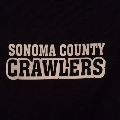 Black hoodie w/ white