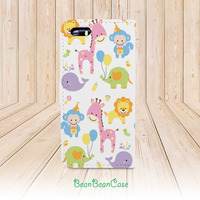 animal party cute wallet flip cover case for iPhone 7/7 Plus/6s/6/5/5s/5c, moto X moto X2 case, Samsung Note 4 5 Galaxy S5 S6 edge (A56) - Thumbnail 2