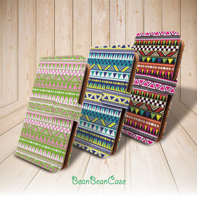 Aztec tribal flip leather wallet case for iphone x/7/7 plus/6s/6/5/5s/5c, moto x moto x2, samsung galaxy note 4 5 s5 s6 edge (k14)