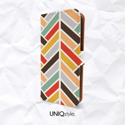 Vintage zigzag Chevron PU Leather flip case for iPhone 7, 6s, iPhone SE, Samsung S7 Edge, S8, LG G6, Nexus 5X, Nexus 6p, HTC One M9 - A72