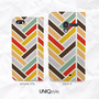 Vintage zigzag Chevron PU Leather flip case for iPhone 7, 6s, iPhone SE, Samsung S7 Edge, S8, LG G6, Nexus 5X, Nexus 6p, HTC One M9 - A72-2