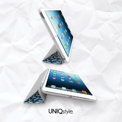 Mandala colorful floral pattern smart cover for ipad mini, ipad mini 2 retina, ipad air with back case - standing function smart cover - n15