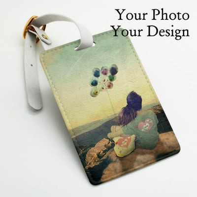 Custom made luggage name tag personalised pu leather Luggage Tag, Office Tag, Travel Tag, Bag Tag, Your Favorite Photo, Your Design