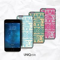 Aztec Elephant tribal phone case for iPhone 7/6/6s, Samsung S6/S7/S8/Note5, Sony, LG Nexus, Nokia Lumia, HTC One M8/M9, Moto X, Moto G - N55 - Thumbnail 1
