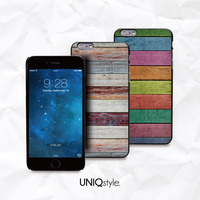 Colorful wood print phone case for iPhone 7/6/6s iPhone 5/5s/5c, Samsung S7/S8/Note5, Sony, LG Nexus, Nokia Lumia, HTC One M8/M9, Moto X, Moto G - N58 - Thumbnail 1