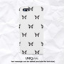 Butterfly personalized monogram Custom PU leather Flip case for iPhone 7, 6s, HTC One M9, Samsung S6, S7, S8, Note 5, Nexus 5X, Neuxs 6P, LG G6 - A62-1
