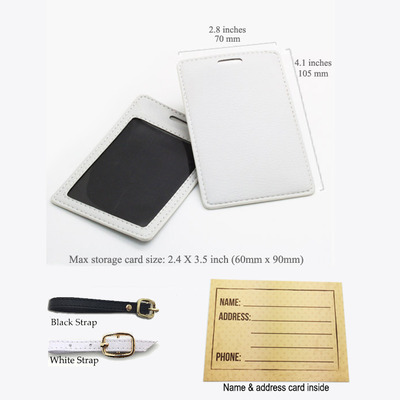 Pu leather luggage tag travel tag, bag tag, id tag, travel accessories gift, keep calm and your text custom message, custom colors (k25)