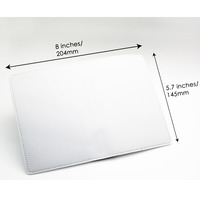 Mint Keep Calm and travel on - Passport Holder Case Travel Wallet PU Leather Cover - floral flower pattern with different color choice- i46 - Thumbnail 3