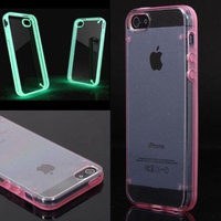 iPhone 6, 6 plus case, iPhone 5C 5s 5 case, Transparent clear hard cover tpu edge extra protection, green love tree wish tree case (K15) - Thumbnail 2