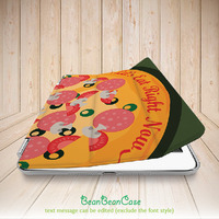 Pizza style funny smart cover case for iPad mini case, new iPad mini retina 2 case, iPad Air case (A81) - Thumbnail 2