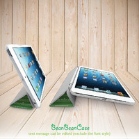 Soccer football field green cute smart cover case for iPad mini case, new iPad mini retina 2 case, iPad Air case, personalized custom (A82) - Thumbnail 2