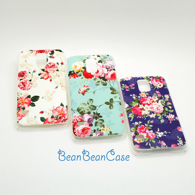 Samsung galaxy s5, htc one m8 2014, floral vintage flower case, hard plastic hard case, free screen protector
