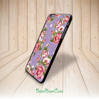 for iPhone 6, iPhone 6 plus, vintage rose flower garden floral back cover case (E06) - Thumbnail 2
