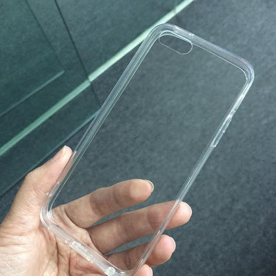 Plastic rubber clear iphone 6 4.7", 6 plus 5.5" case, iphone 5c clear case, iphone 5s 5 4 4s clear case, soft tpu edges on all sides