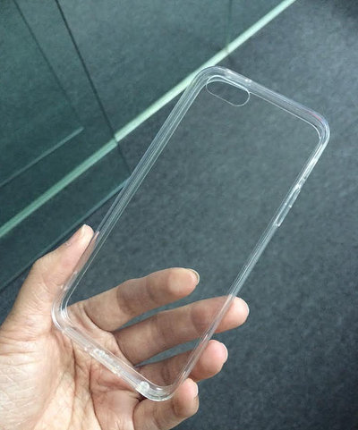 Plastic rubber clear iPhone 6 4.7", 6 Plus 5.5" case, iPhone 5C clear case, iPhone 5s 5 4 4s clear case, soft TPU edges on all sides