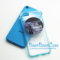 iPhone 5C clear case, iPhone 6, 6 plus clear case, iPhone 5S 5 case, iPhone 4 4s clear plastic transparent hard cover, custom photo image - Thumbnail 2