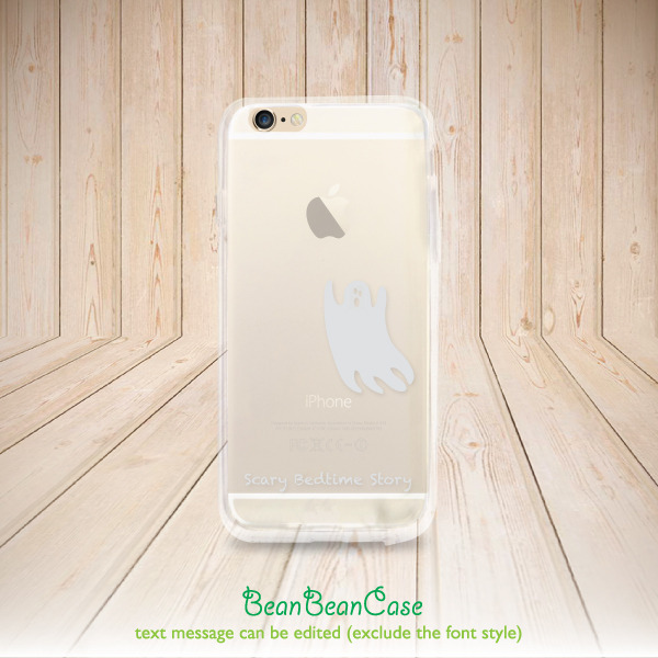 Transparent clear iPhone 6 iPhone 6 Plus case, iPhone 5C iPhone 5s 5 4 4s clear case, cartoon ghost clear transparent cover (A111)