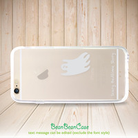 Transparent clear iPhone 6 iPhone 6 Plus case, iPhone 5C iPhone 5s 5 4 4s clear case, cartoon ghost clear transparent cover (A111) - Thumbnail 2