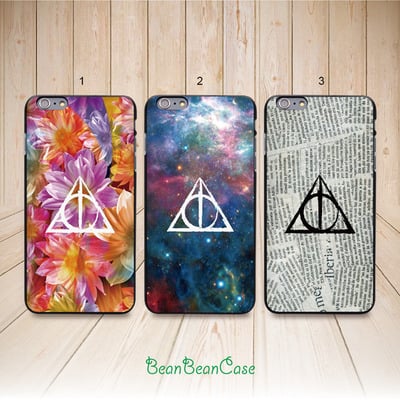 Deathly hallows harry potter case for iphone 6s/6 iphone 5/5s/5c, samsung s6/note5, sony, lg nexus, nokia lumia, htc one m8/m9, moto e(l15) - Thumbnail 3