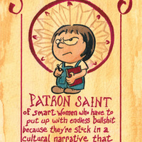 Postcard print: Susie Derkins, Patron Saint - Thumbnail 1