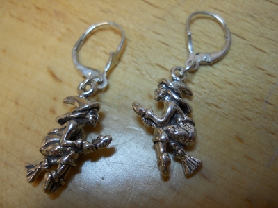Flying Witch Earrings