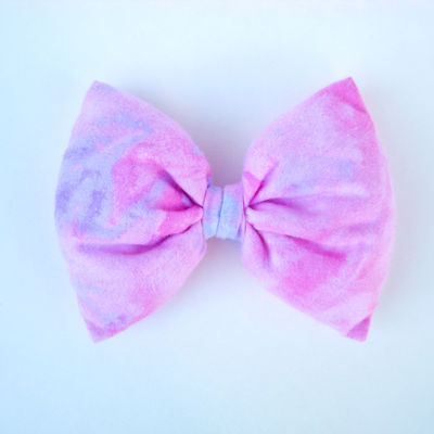 Pastel tie-dye bow ♥