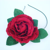 Velvet Rose headpiece  - Thumbnail 1