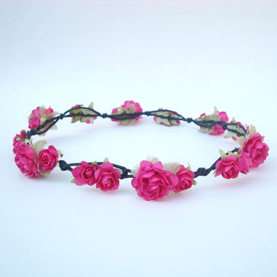 Hot pink floral crown ♥